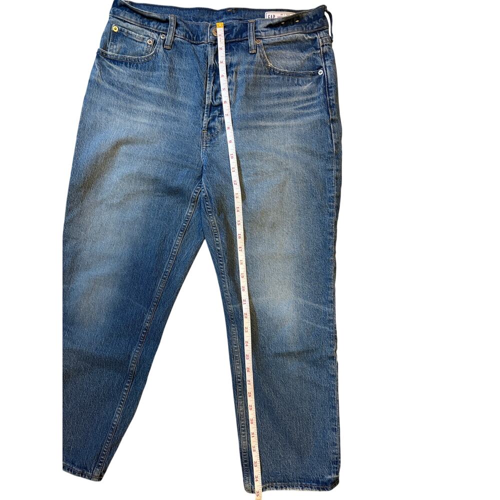 Gap Cheeky Straight High Rise Jeans Blue Sz 31 - Picture 8 of 8